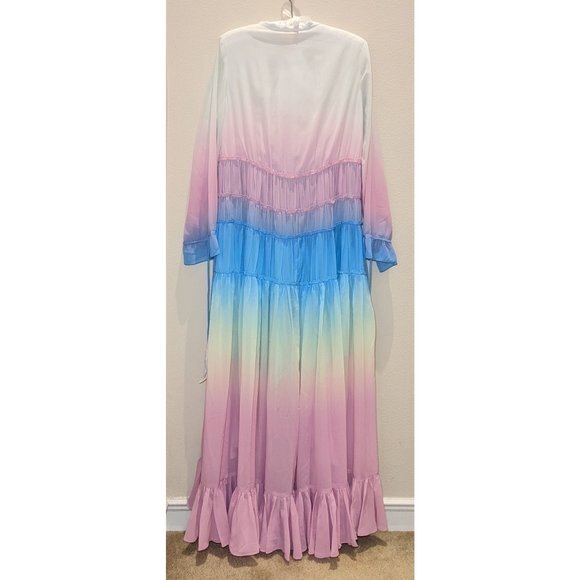 NWT Rococo Sand Rainbow Ombré Maxi Dress - Picture 7 of 15